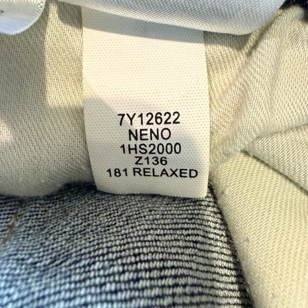 Lucky Brand 181 Relaxed Jeans Men‎ 42x30 Dark Wash Straight Dad Core Denim